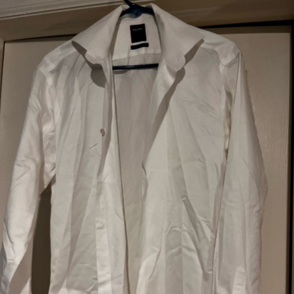Elite Serica 2 PLY white dress shirt